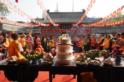 天津多地共慶媽祖誕辰1065周年 文化盛宴精彩紛呈